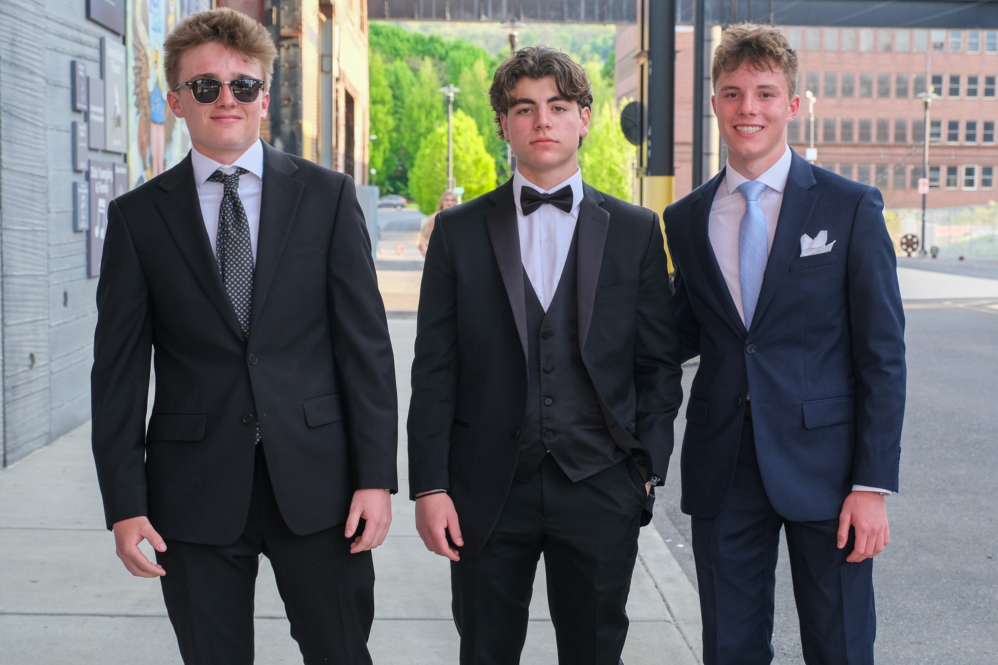 Southern Lehigh High School held its prom Friday, April 24, 2026, at SteelStacks in Bethlehem. Students and their guests arrive to the big night. (Sharon Merkel/Special to The Morning Call)