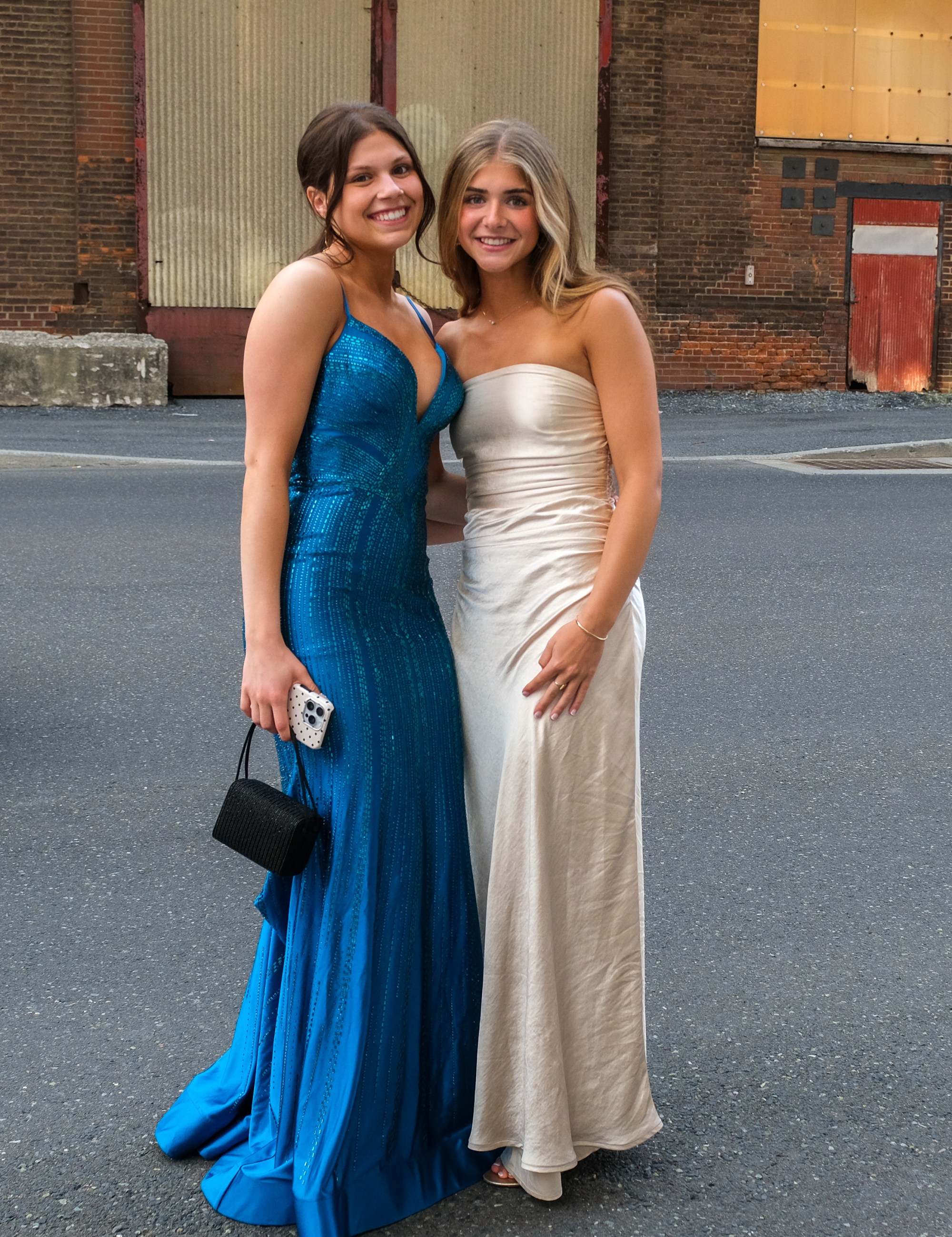 Southern Lehigh High School held its prom Friday, April 24, 2026, at SteelStacks in Bethlehem. Students and their guests arrive to the big night. (Sharon Merkel/Special to The Morning Call)