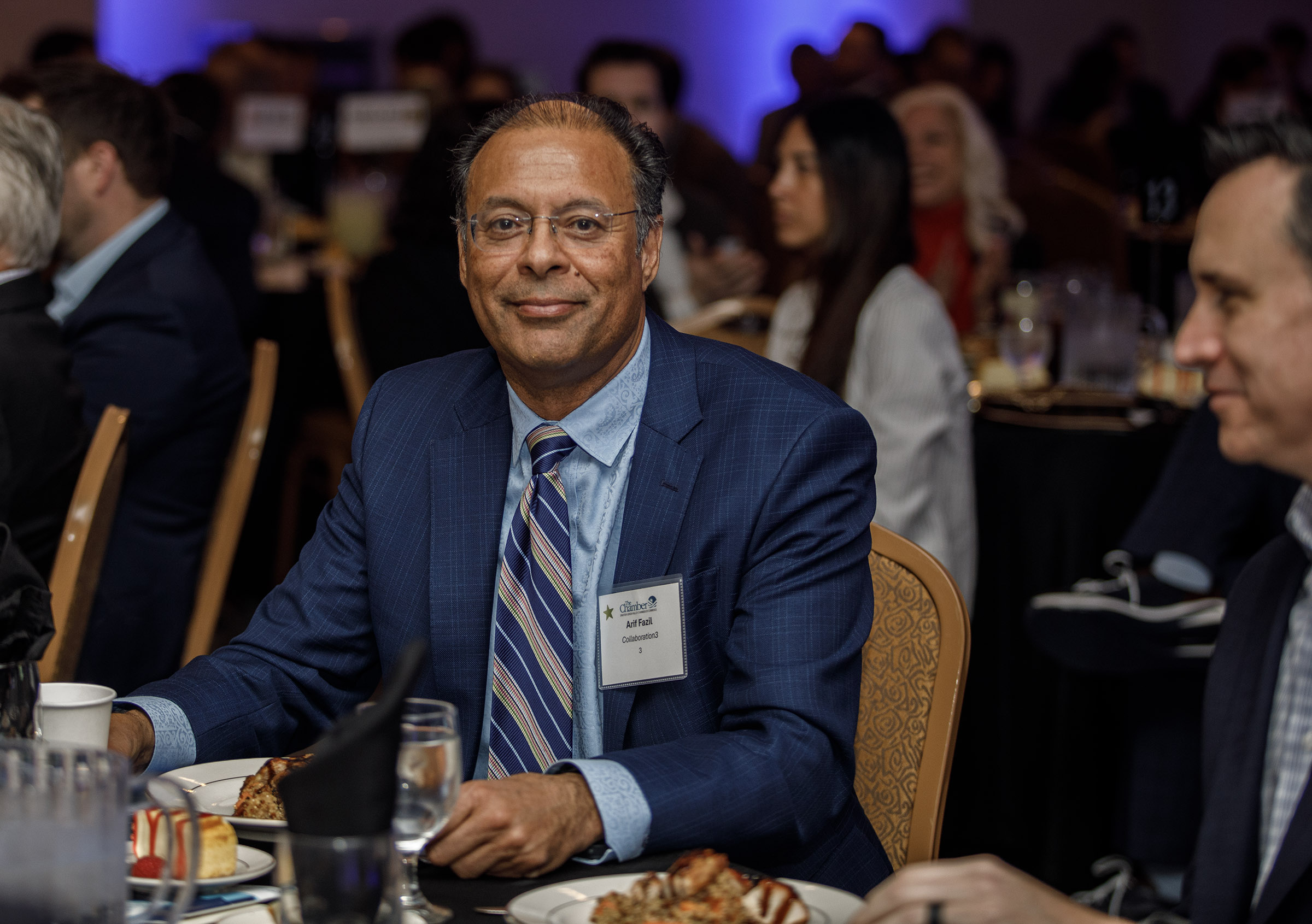 Arif Fazil and Mike Metzger, owners of Collaboration3 and recipients...