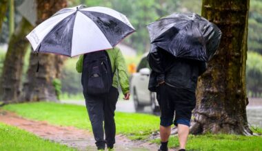 Rain and cooler temps, but no washout this weekend