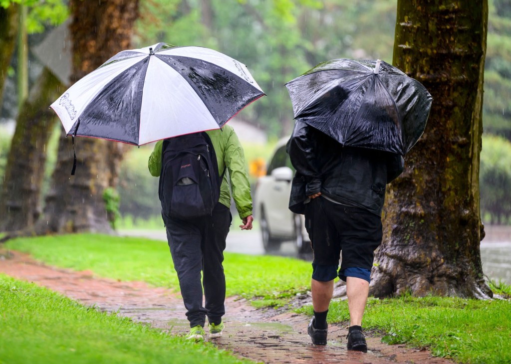 Rain and cooler temps, but no washout this weekend
