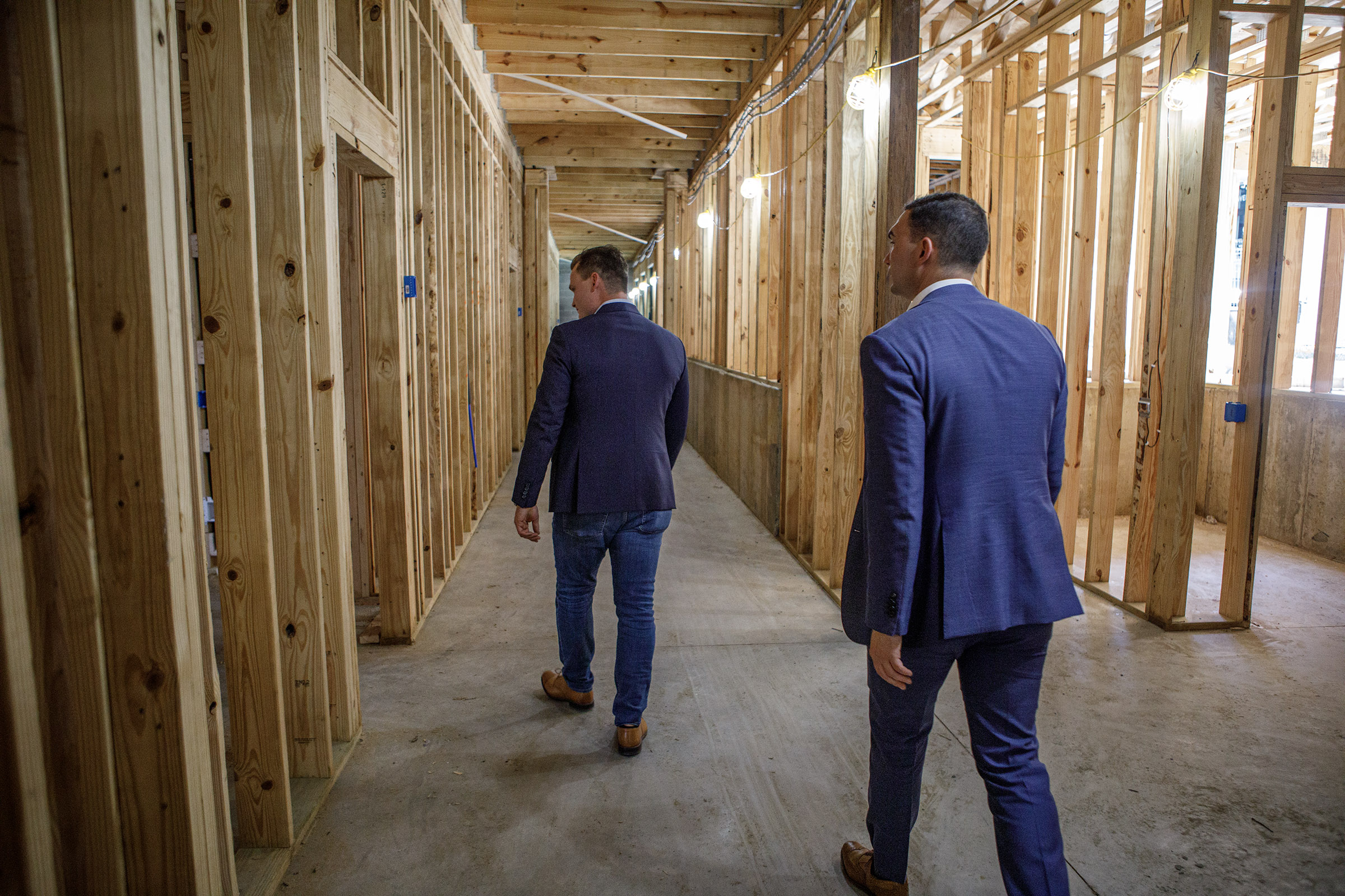 Jonathan Strauss of Cortex Residential and State Sen. Nick Miller...