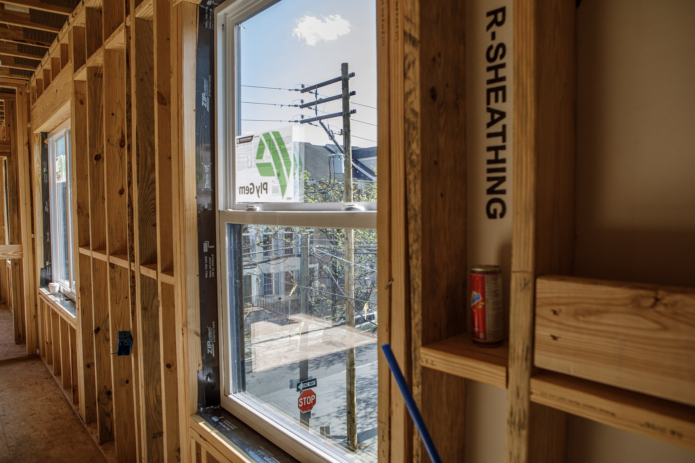 The view from the Walnut Square Apartments site Thursday, April...