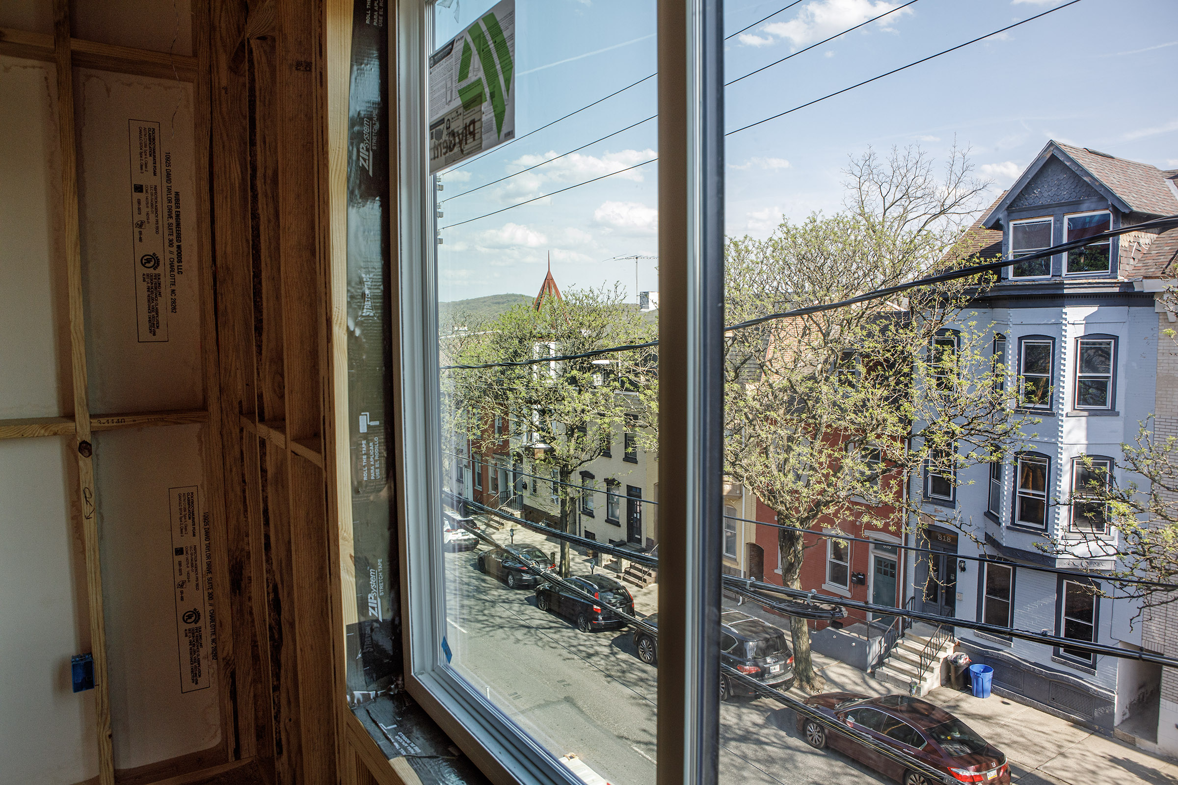 The view from the Walnut Square Apartments site Thursday, April...