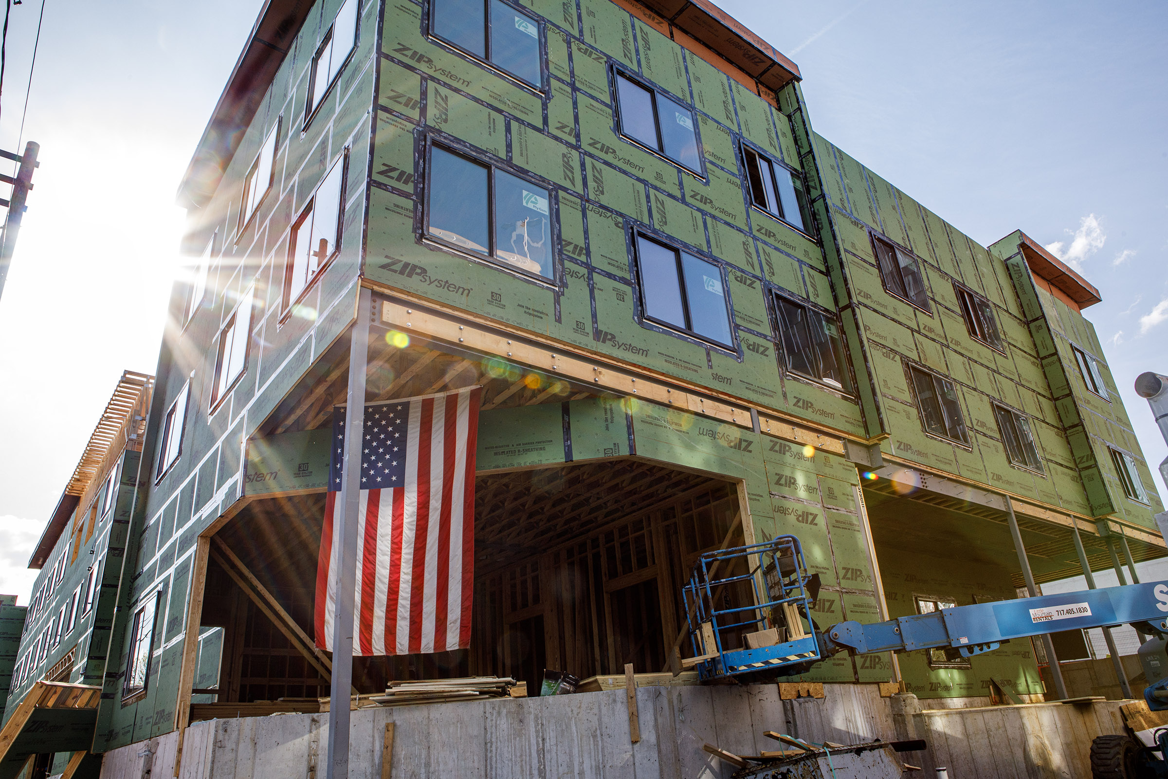 The Walnut Square Apartments site Thursday, April 16, 2026, in...