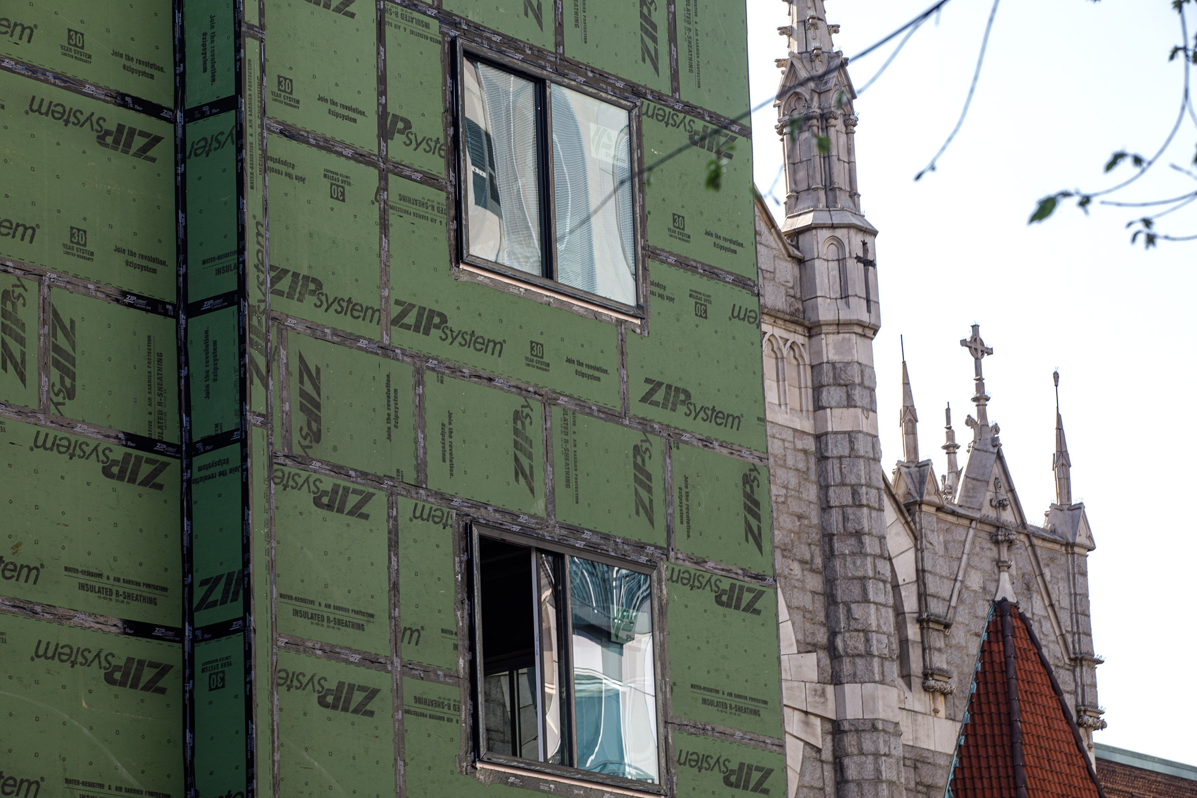 The Walnut Square Apartments site Thursday, April 16, 2026, in...