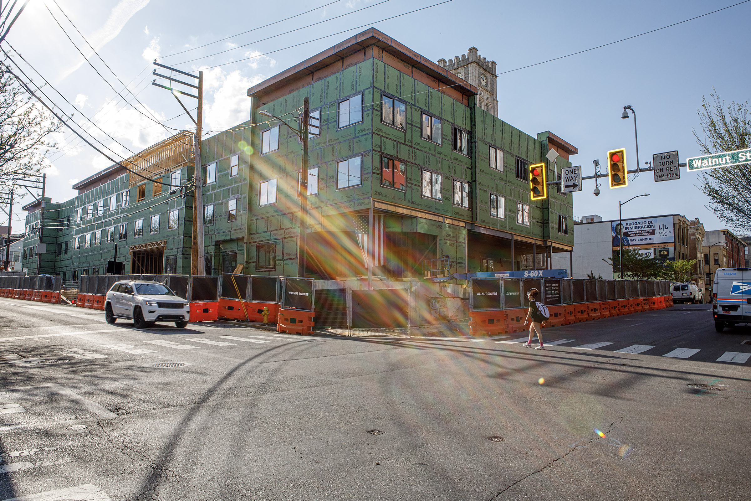 The Walnut Square Apartments site Thursday, April 16, 2026, in...