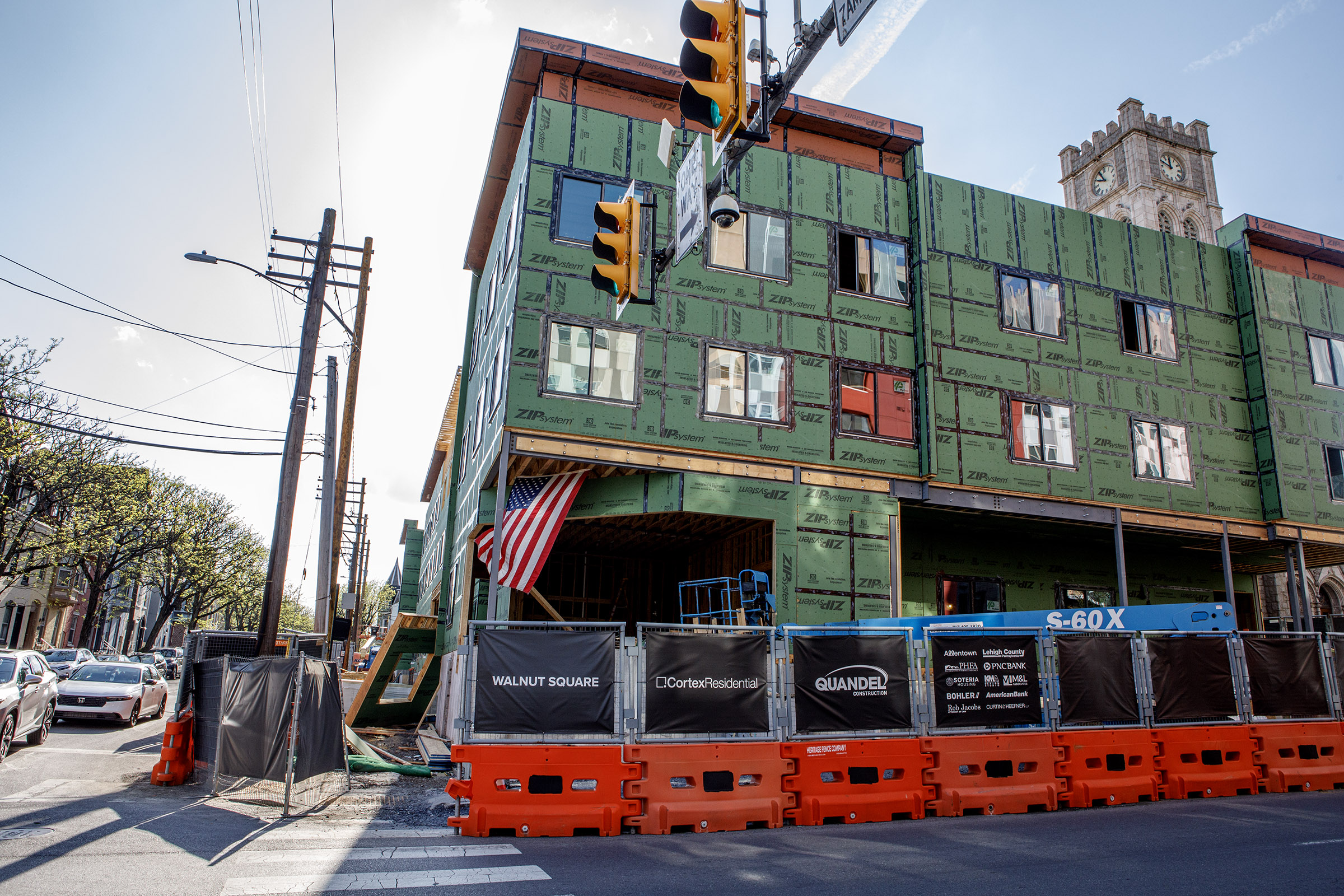 The Walnut Square Apartments site Thursday, April 16, 2026, in...
