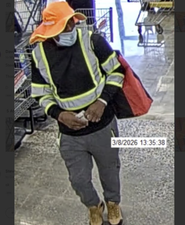 State police are seeking public's help identifying man behind trailhead thefts at Union Township recreation complex then shortly afterward used the cards at big box retail stores in Wyomissing.