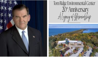 PA Environment Digest Blog: Tom Ridge Environmental Center Celebrates 20th Anniversary