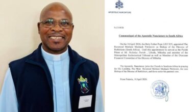 Pope Leo XIV Accepts Retirement of Bishop of South Africa’s Bethlehem Diocese, Appoints Successor