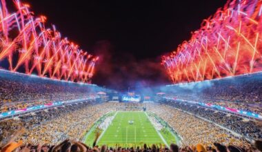 Acrisure Stadium Fireworks