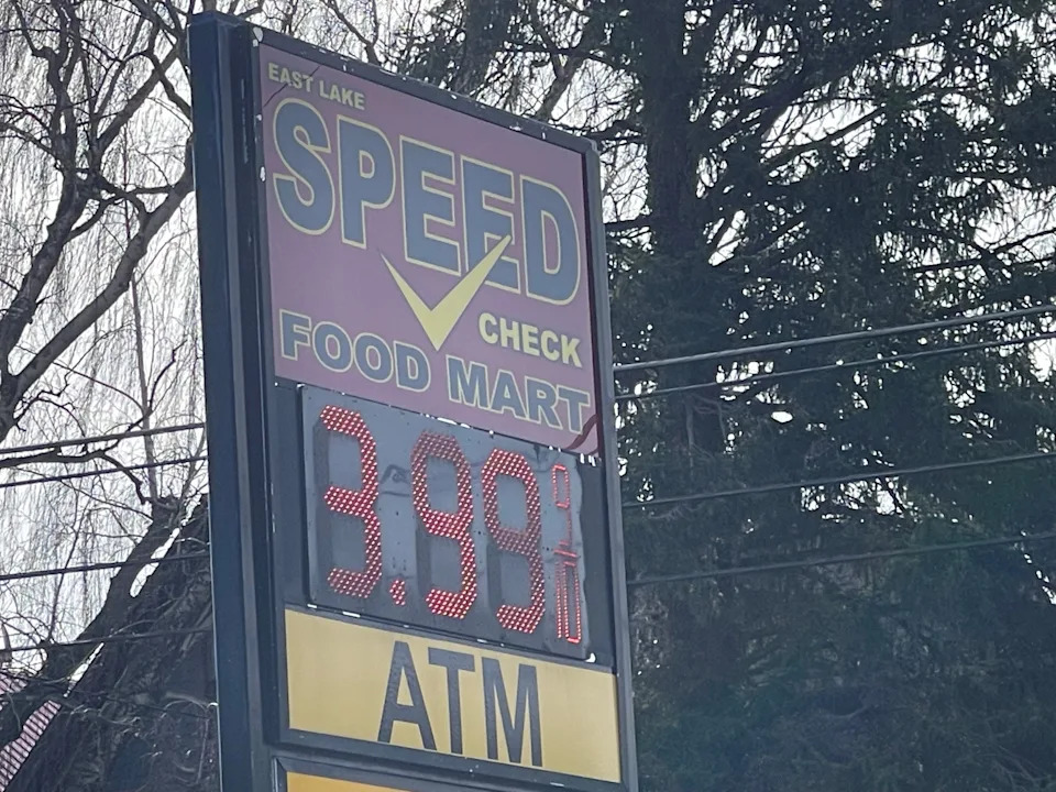 On April 3, the average price for gasoline reached over $4 per gallon. However, select stations in Erie still listed gas under $4 per gallon, including the Speed Check at 11150 E. Lake Road.