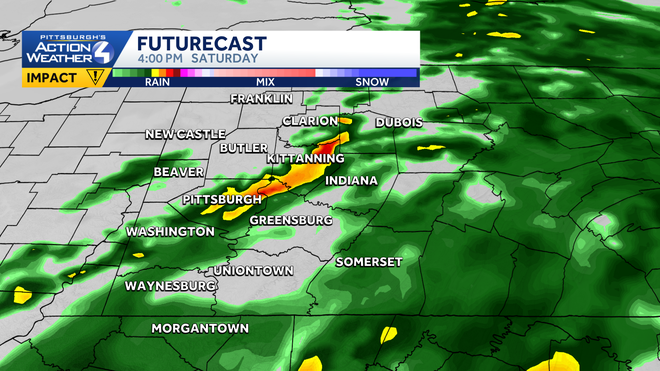 rain showers could linger all afternoon ﻿saturday around pittsburgh, prompting the impact day. you will need the rain gear for the nfl draft.