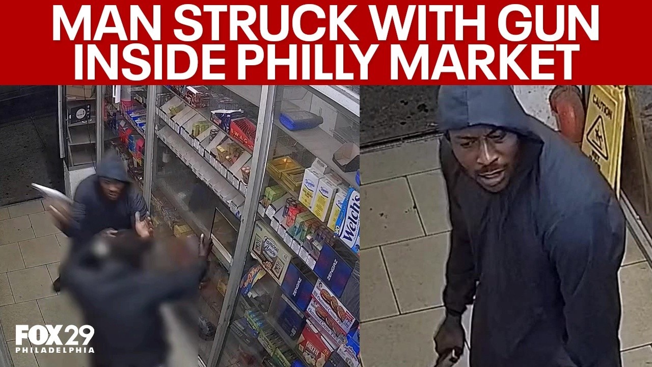 Man struck with handgun during confrontation in North Philadelphia market