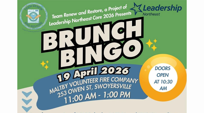 Team Renew and Restore Hosts Brunch Bingo Event in Support of Laundry Room and Clothing Closet at New Recovery House in Wilkes-Barre