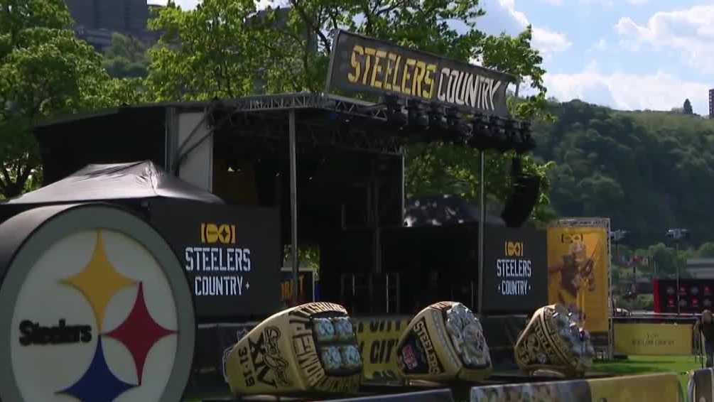 Steelers Country fan experience, NFL Draft red carpet in Pittsburgh