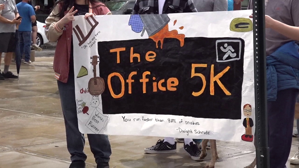 Fans gather in Scranton for 'The Office' 5K race