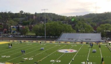 Pittsburgh officials celebrate Community Field at Hazelwood Green
