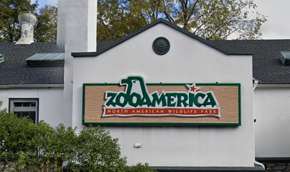 A toddler was injured Saturday after sticking their hand into the wolf enclosure at ZooAmerica, part of Hersheypark in Pennsylvania (Google Maps)