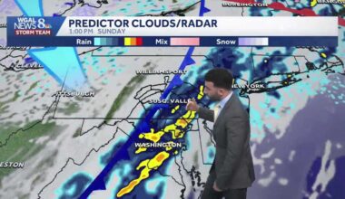 Few showers & storms Saturday; rain likely Easter Sunday morning
