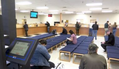 DMV waiting room