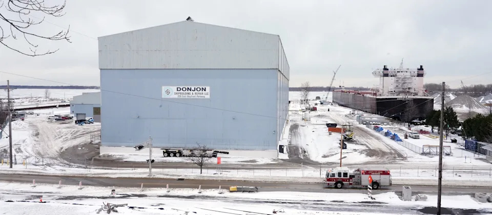 Donjon Shipbuilding and Repair is located at 220 E Bayfront Parkway.