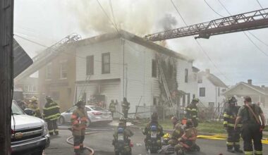 Fire breaks out inside building in Glassport, Allegheny County