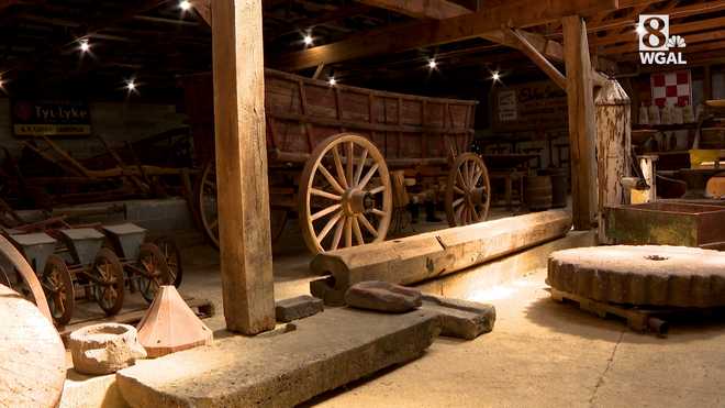 Michael Baltozer, a collector who grew up on a farm in Lancaster County, has spent years collecting antique tools, implements, and farm equipment, turning a large West Hempfield Township dairy barn into a museum-like space.