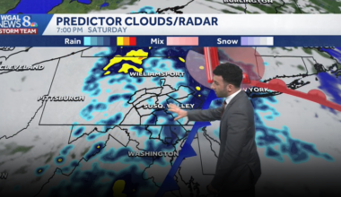 More rain & cooler Saturday; drier for Sunday across south-central Pennsylvania