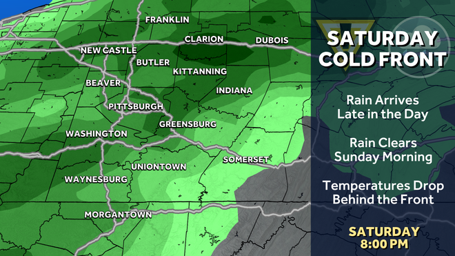 april 15 impact day: near-record heat, more storms north of pittsburgh