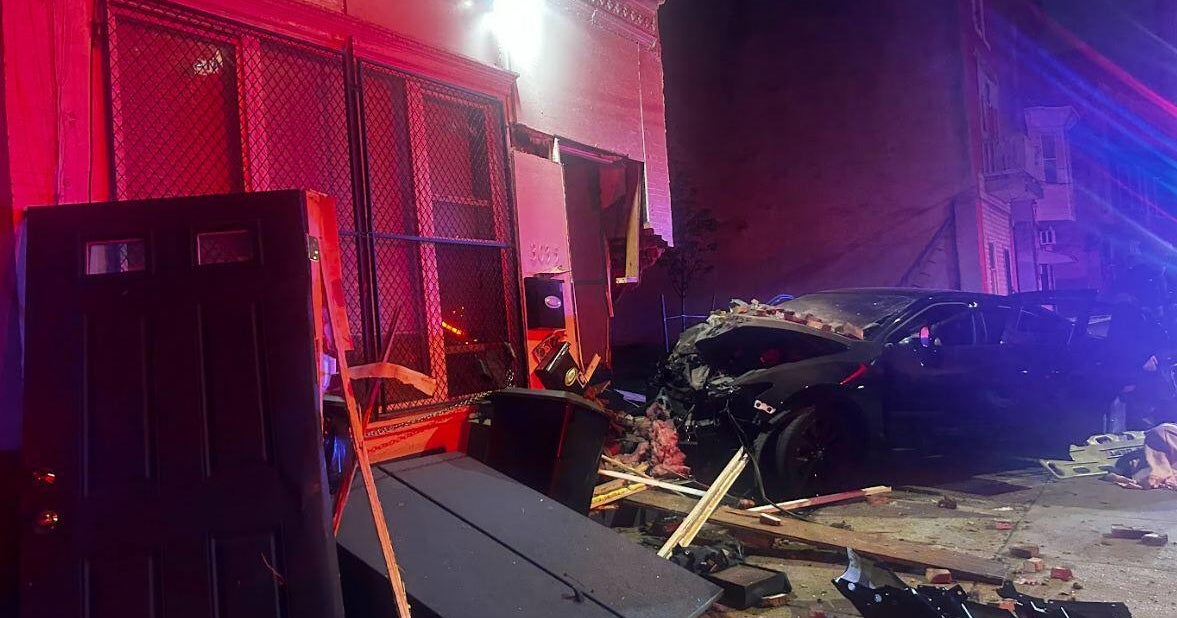 10 displaced after car crashes into North Philadelphia apartment building, neighbors raise safety concerns