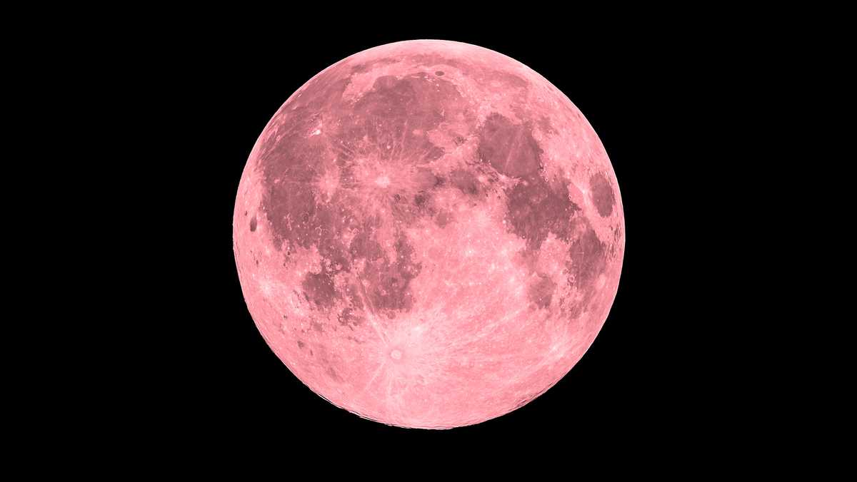 Will the Pink Moon be visible in south-central Pennsylvania?