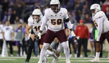 PHOTOS: Steelers first round draft pick Max Iheanachor playing college football at Arizona State