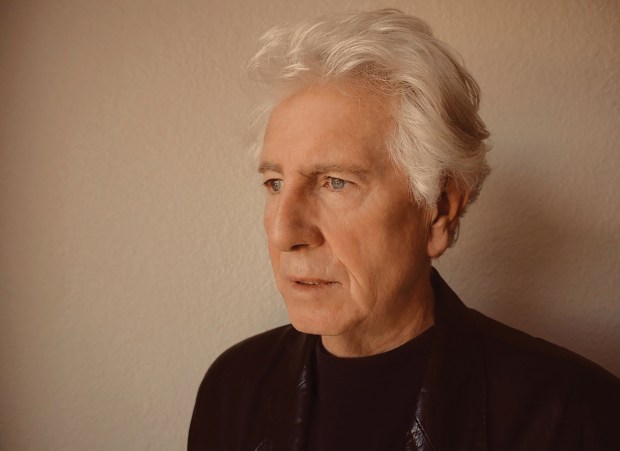Graham Nash isn't shy about weighing in on social and political issues. (COURTESY OF AMY GRANTHAM) 