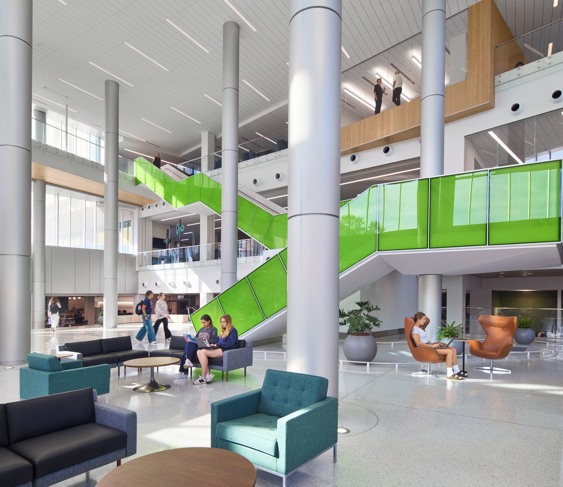 Library interior at the University of Pittsburgh