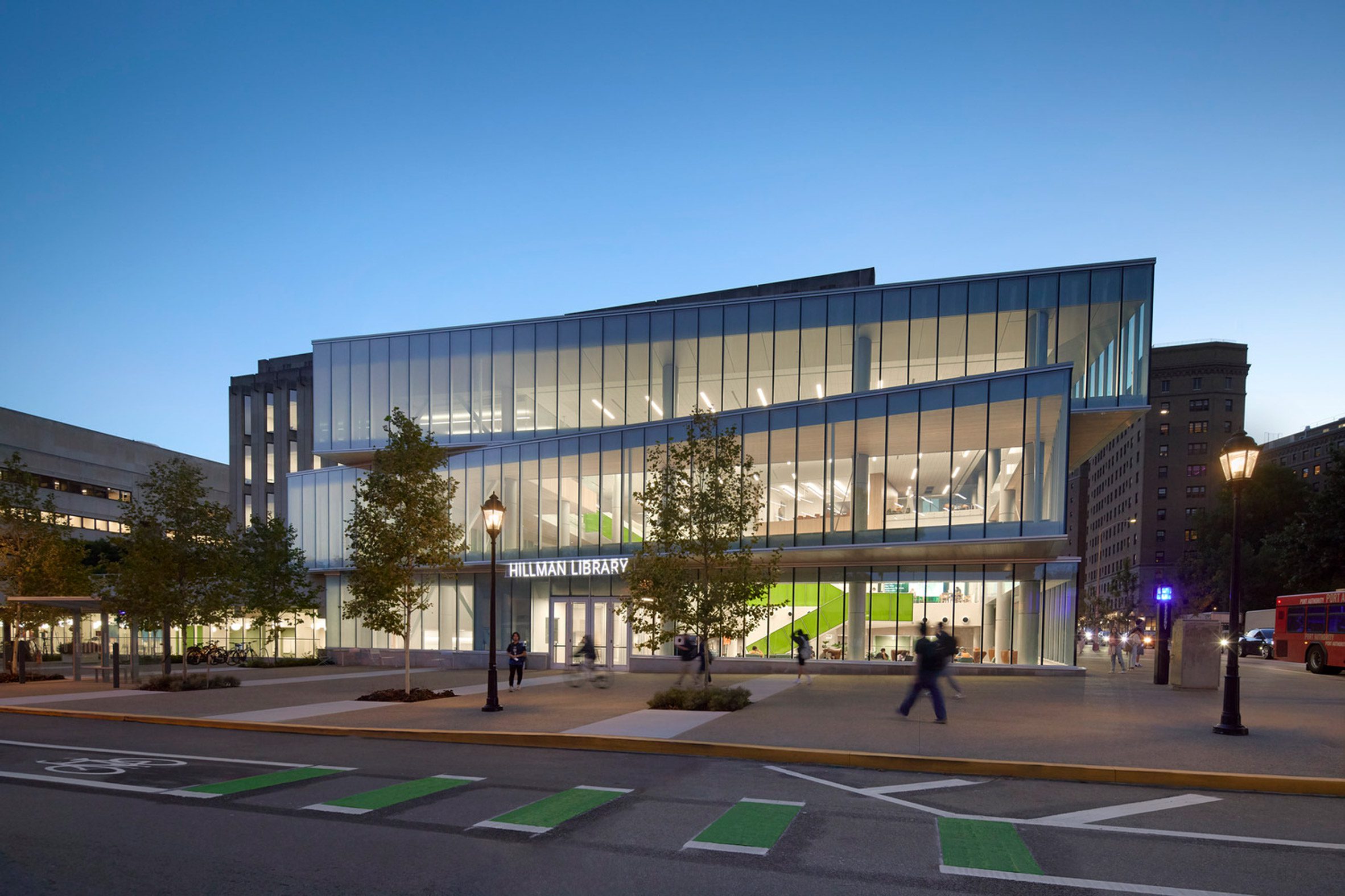 Hillman Library renovation by GBBN