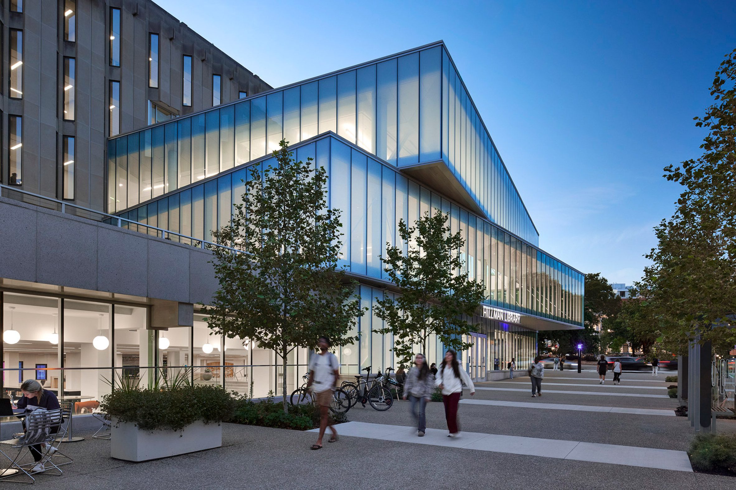 Hillman Library renovation by GBBN