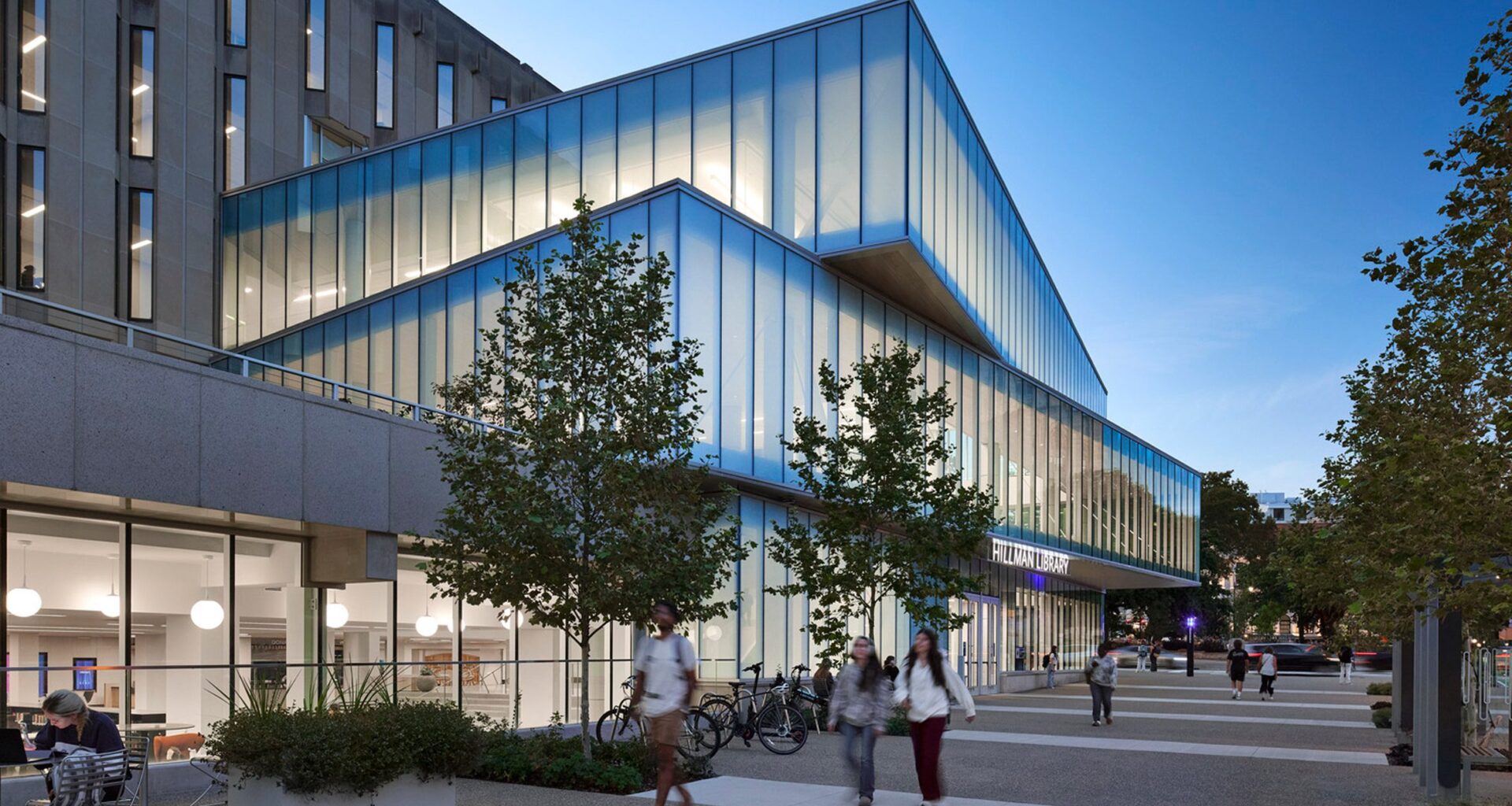 GBBN renovates brutalist university library in Pittsburgh