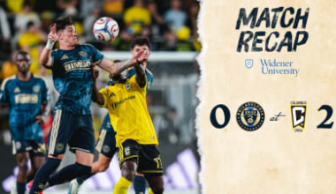 Recap | Union fall to the Columbus Crew
