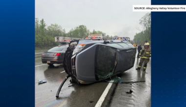 Vehicle rolls over on Route 28 in Allegheny County – WPXI