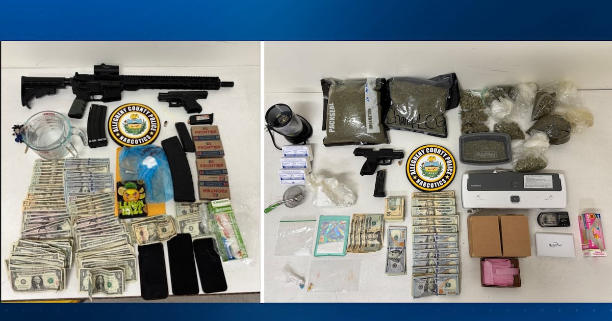 3 arrested, guns & drugs seized during searches at 2 Allegheny County homes – WPXI