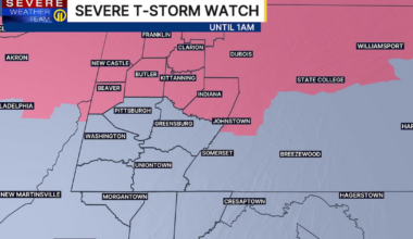Multiple local counties under Severe Thunderstorm Watch