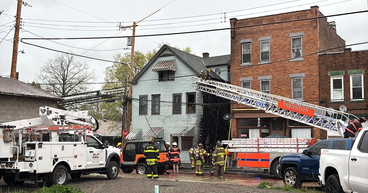 House charred by fire in McKees Rocks