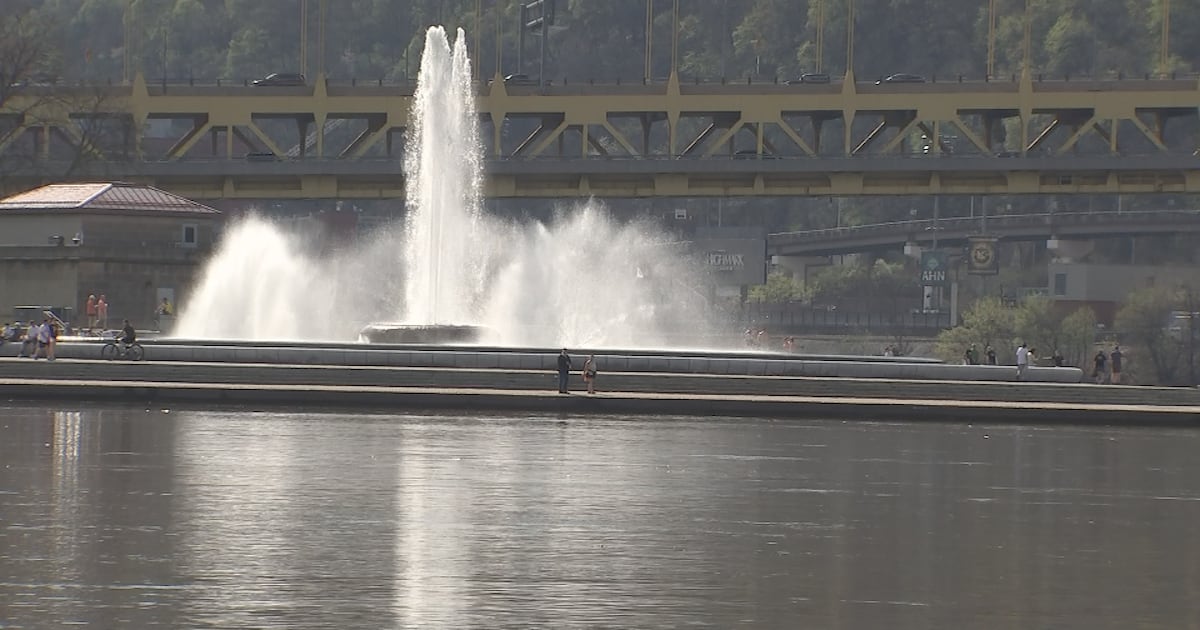Iconic Point State Park fountain turns on weeks before NFL Draft – WPXI