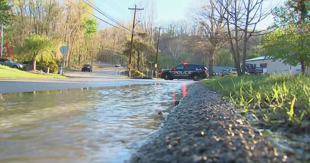 Water main break closes road in Shaler Township for hours – WPXI