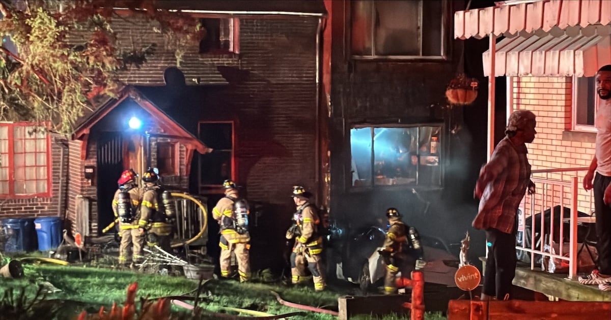 Vehicle crashes into home, catches fire in Pittsburgh’s Perry South neighborhood – WPXI