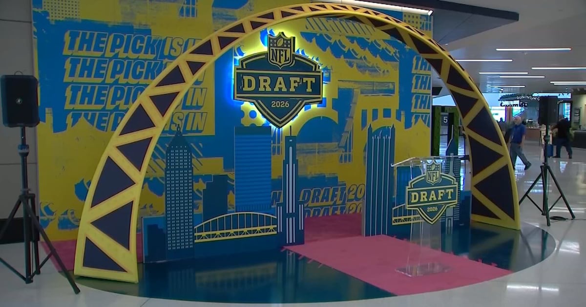 Welcome Center at Pittsburgh International Airport unveiled as kickoff to NFL Draft week