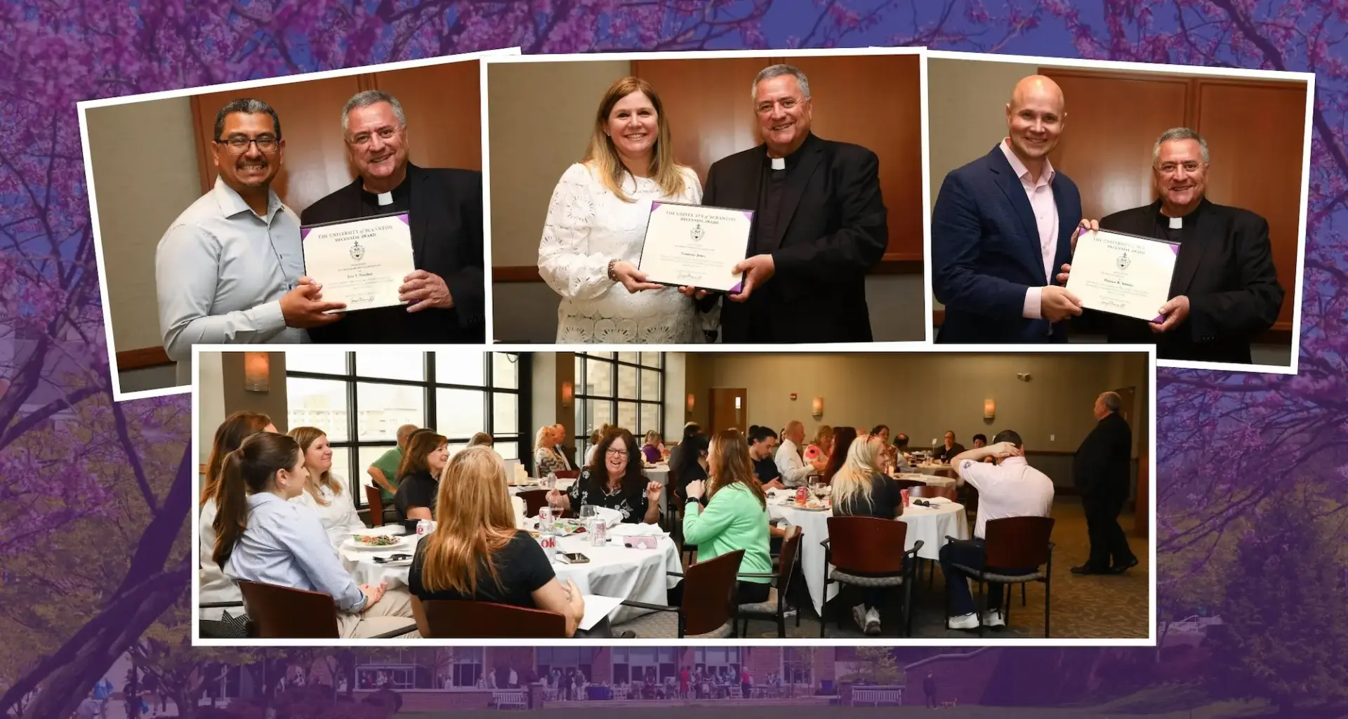 University of Scranton 10-Year Employees Honored at Pro Deo Event
