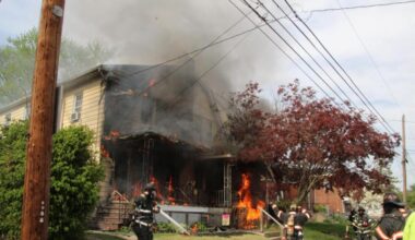Duplex on fire in Collingdale; call up to 2 alarms